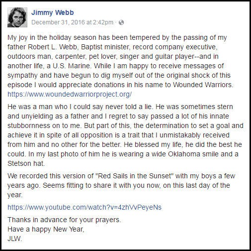 Jimmy Webb on the passing of his father.jpg