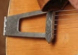 Gibson raised diamond motif tailpiece on Epiphone