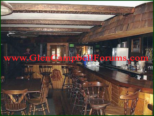 Inside of Coon Holler Bar in Regina, New Mexico