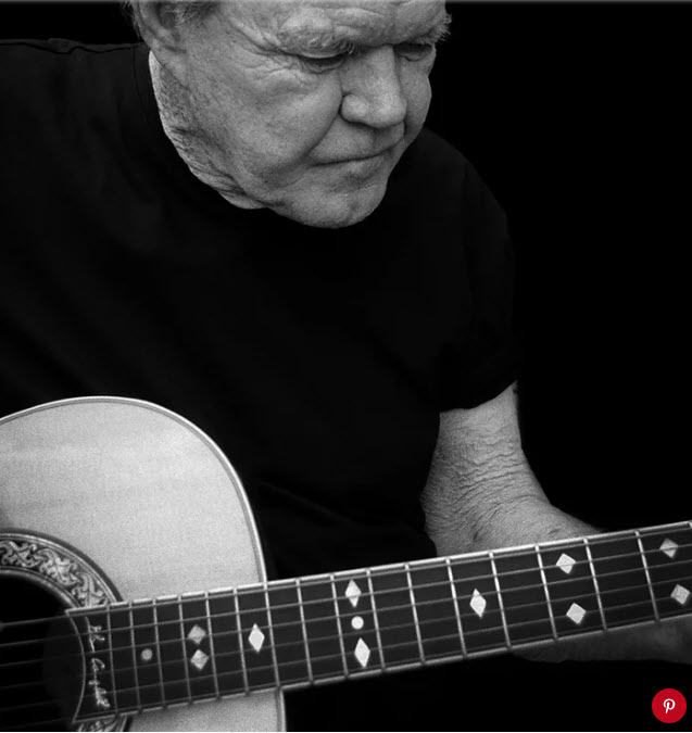 Glen Campbell with his Ovation 1627LTD