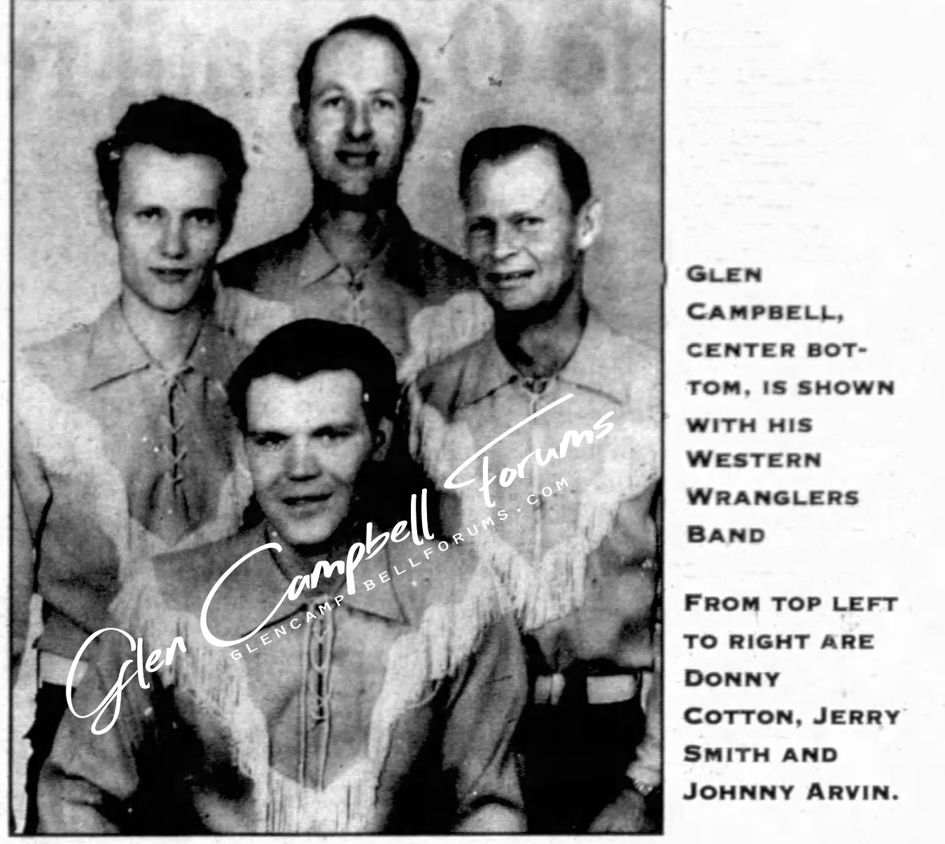 Glen Campbell and the Western Wranglers