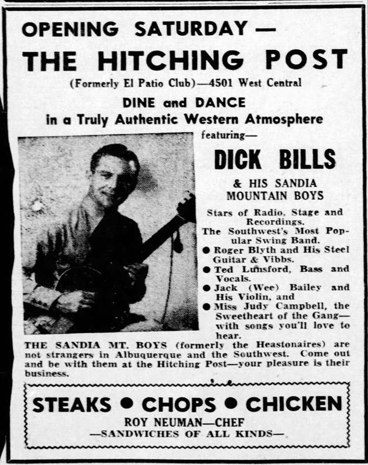 Opening Night with Dick Bills