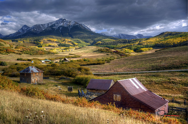 Fall at Mattie Ross Ranch Outside Ridgway, Colorado