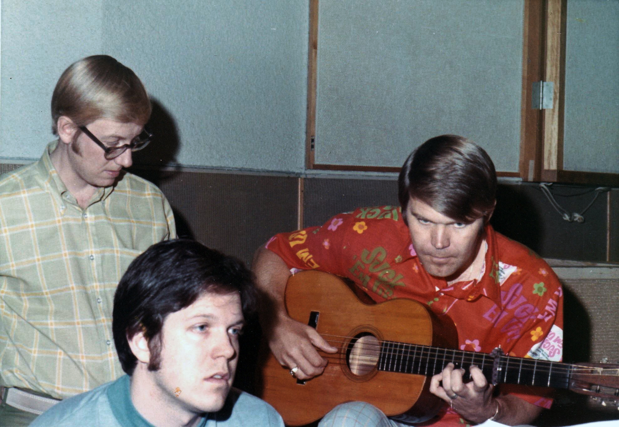 Glen Campbell with a Martin 00-21 During Goodtime Hour