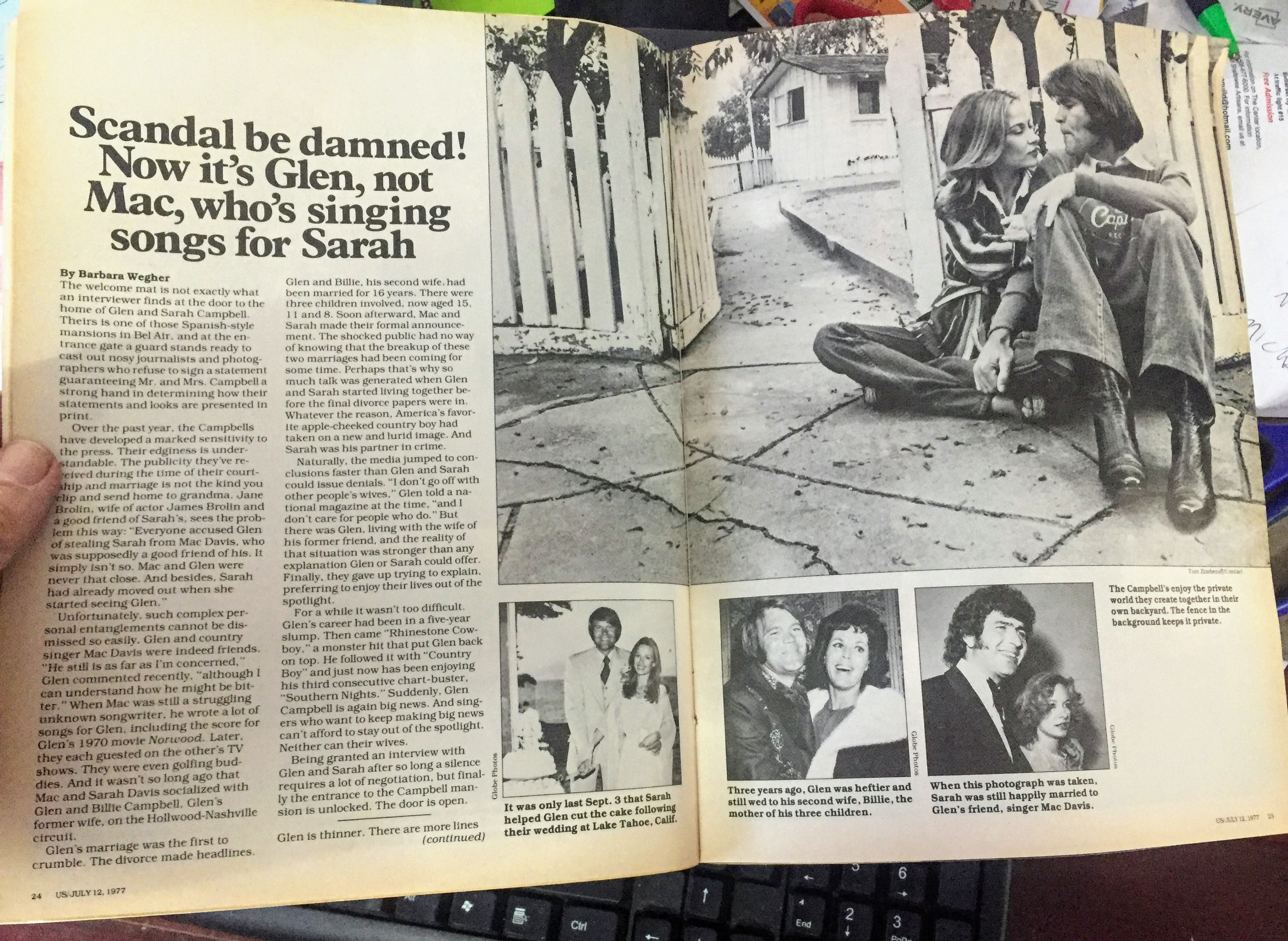 Interview page '77 US magazine