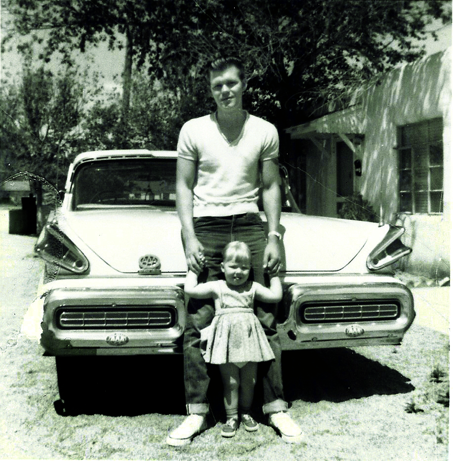 Glen and Debby Campbell in Albuquerque with a 1957 Mercury Montclair.jpg