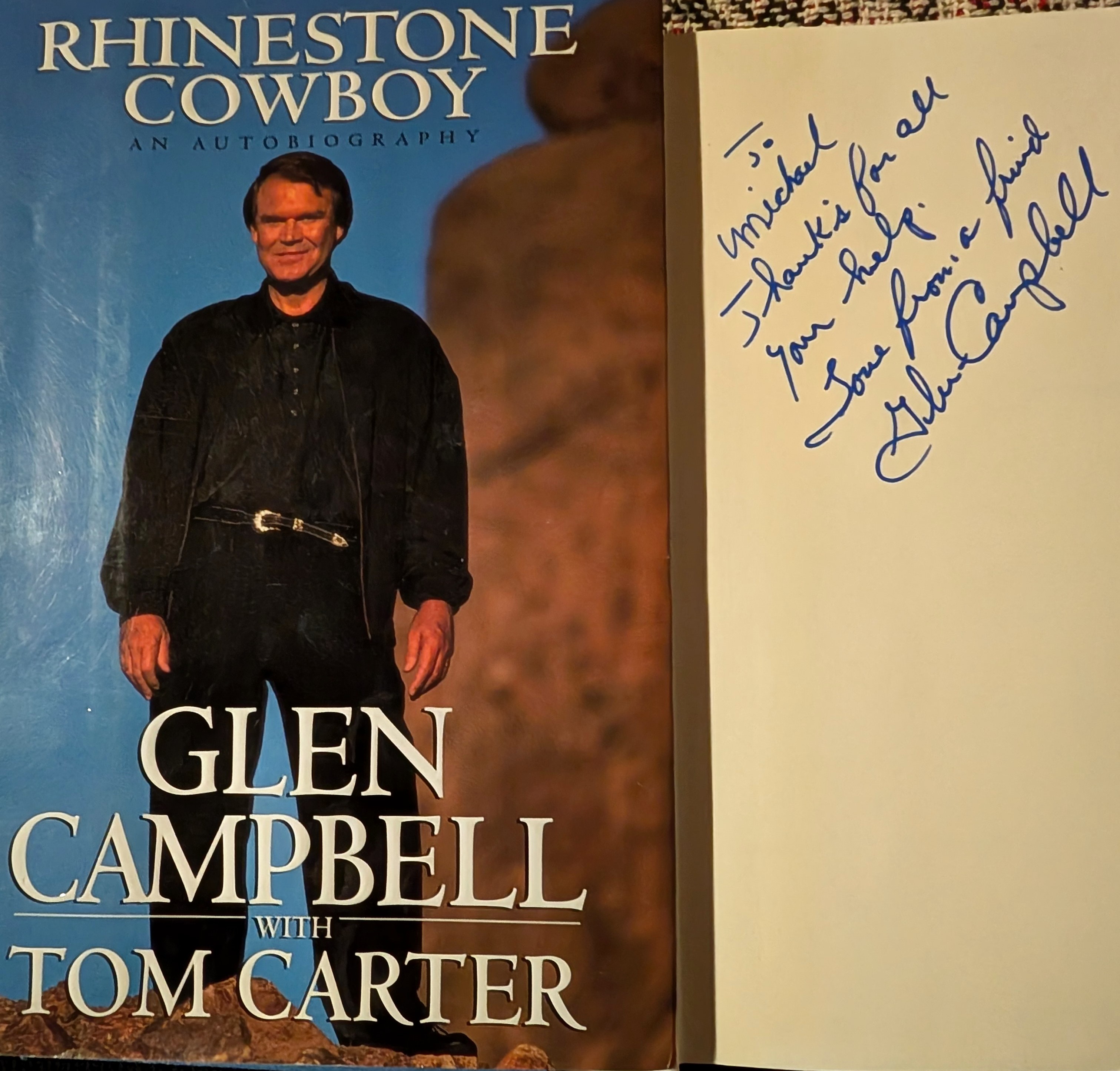 RCowboy book autograph