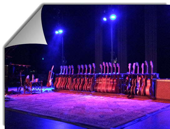 2014-08-23_Jackson Browne_photo of his 23 guitars on Hippodrome stage prior to performance_GCF_c. DZ.jpg