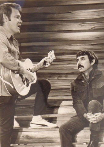 Glen and Lee Hazelwood on The Summer Smothers Brothers Show", in 1968